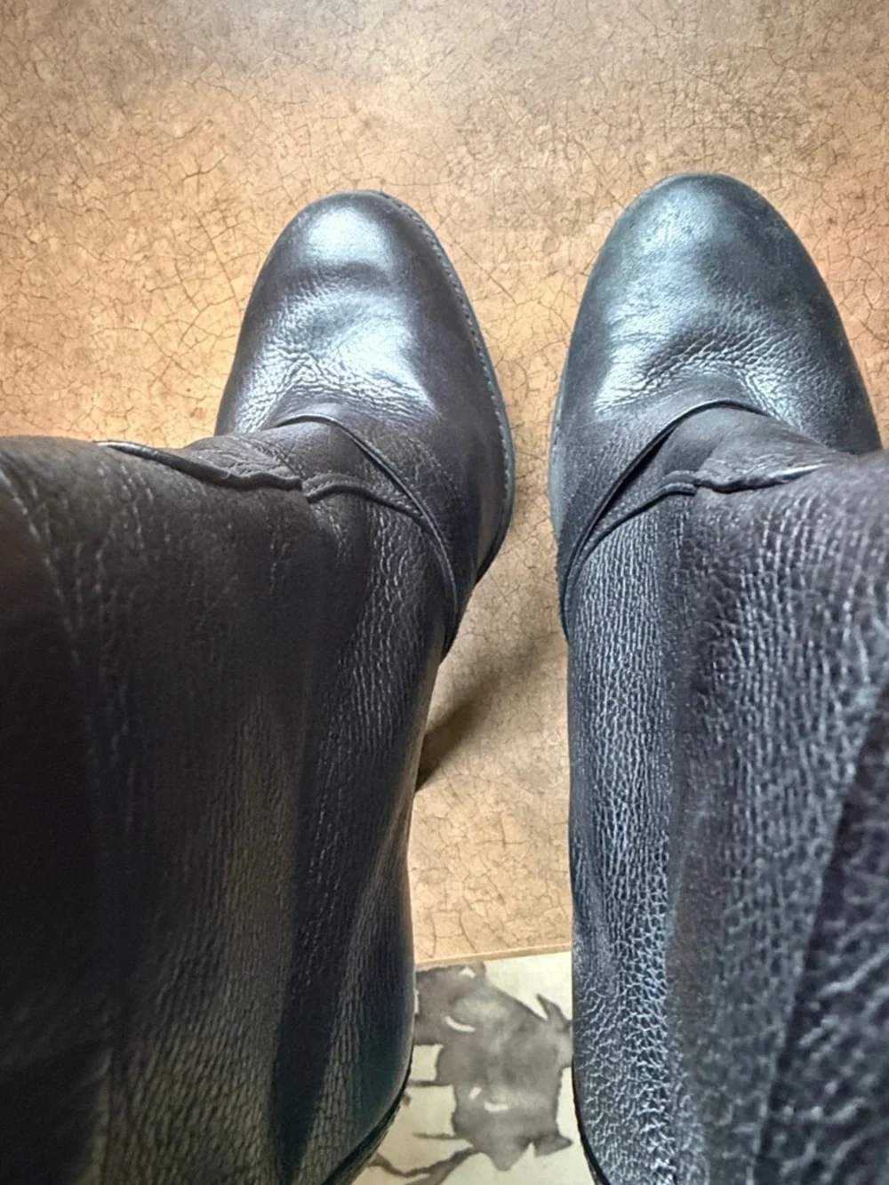 Pour La Victoire Moto Biker Boots Bootie Black Heel 10 - Picture 5 of 7
